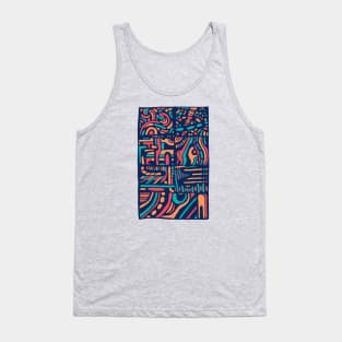 Comic Theta Tank Top